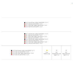 Złącze Superseal komplet 352pcs